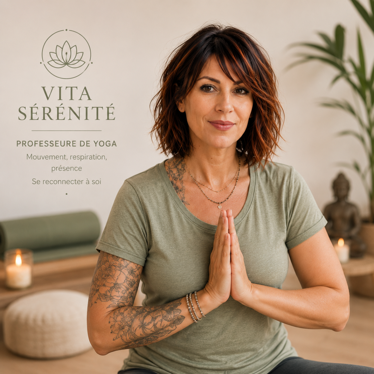 Laure, professeure de yoga - Vita Sérénité